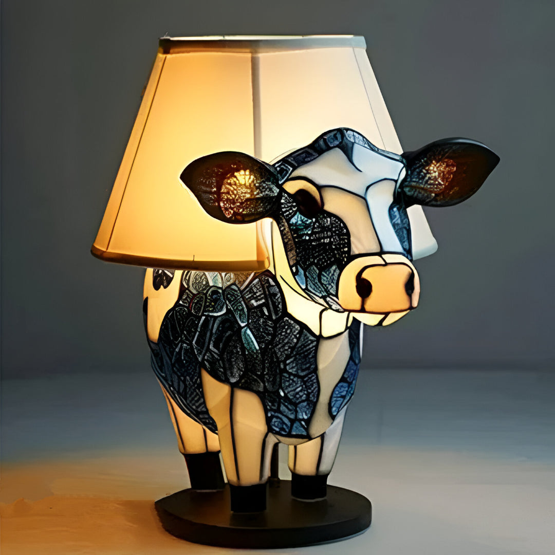Lampada Decorativa Premium – Magical Holstein Cow