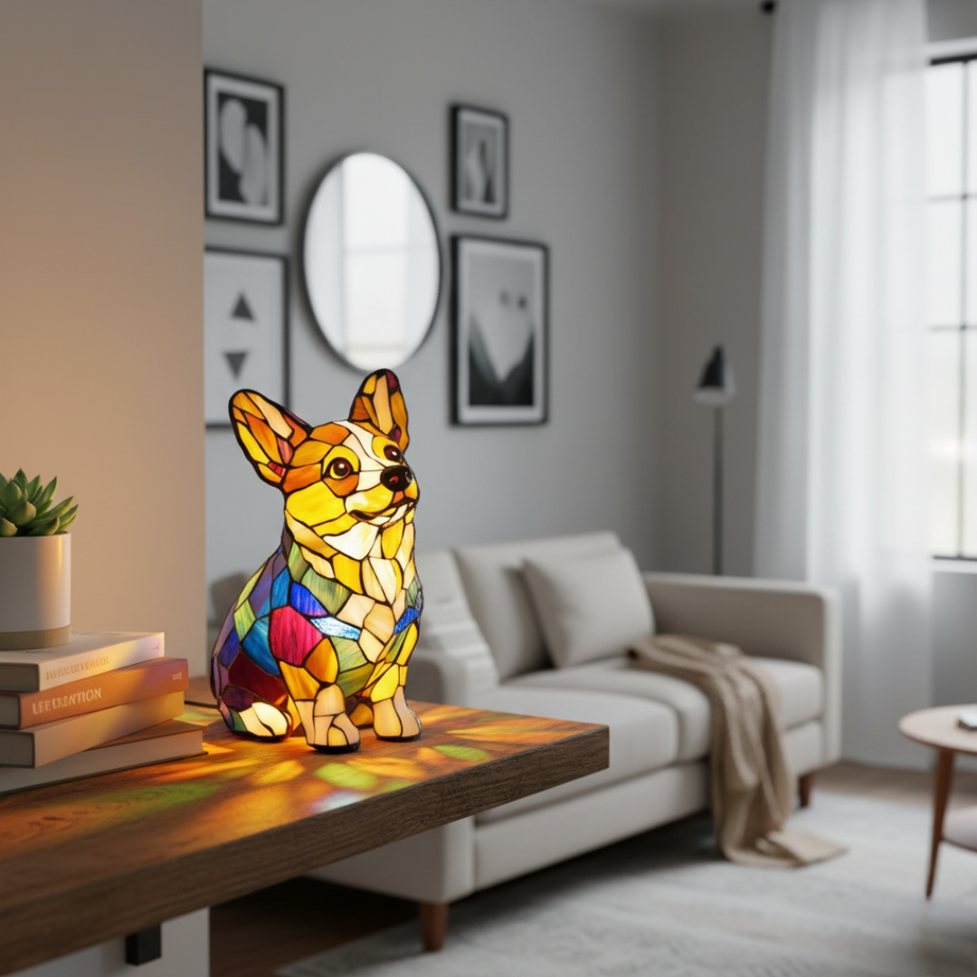 Lampada Decorativa Premium – Graceful Corgi of Eternal Glow for a Warm Home