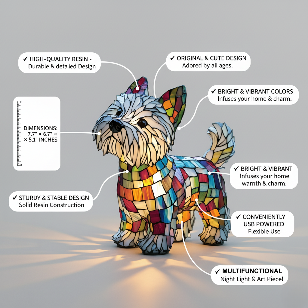 Lampada Decorativa Premium – Kiko Enchanted Canine