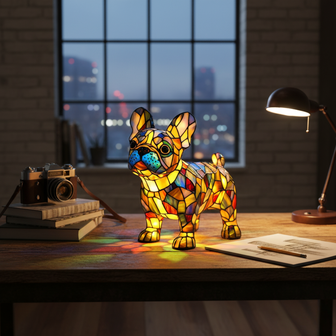 Lampada Decorativa Premium – Amelie The French Bulldog Of Gentle Glow