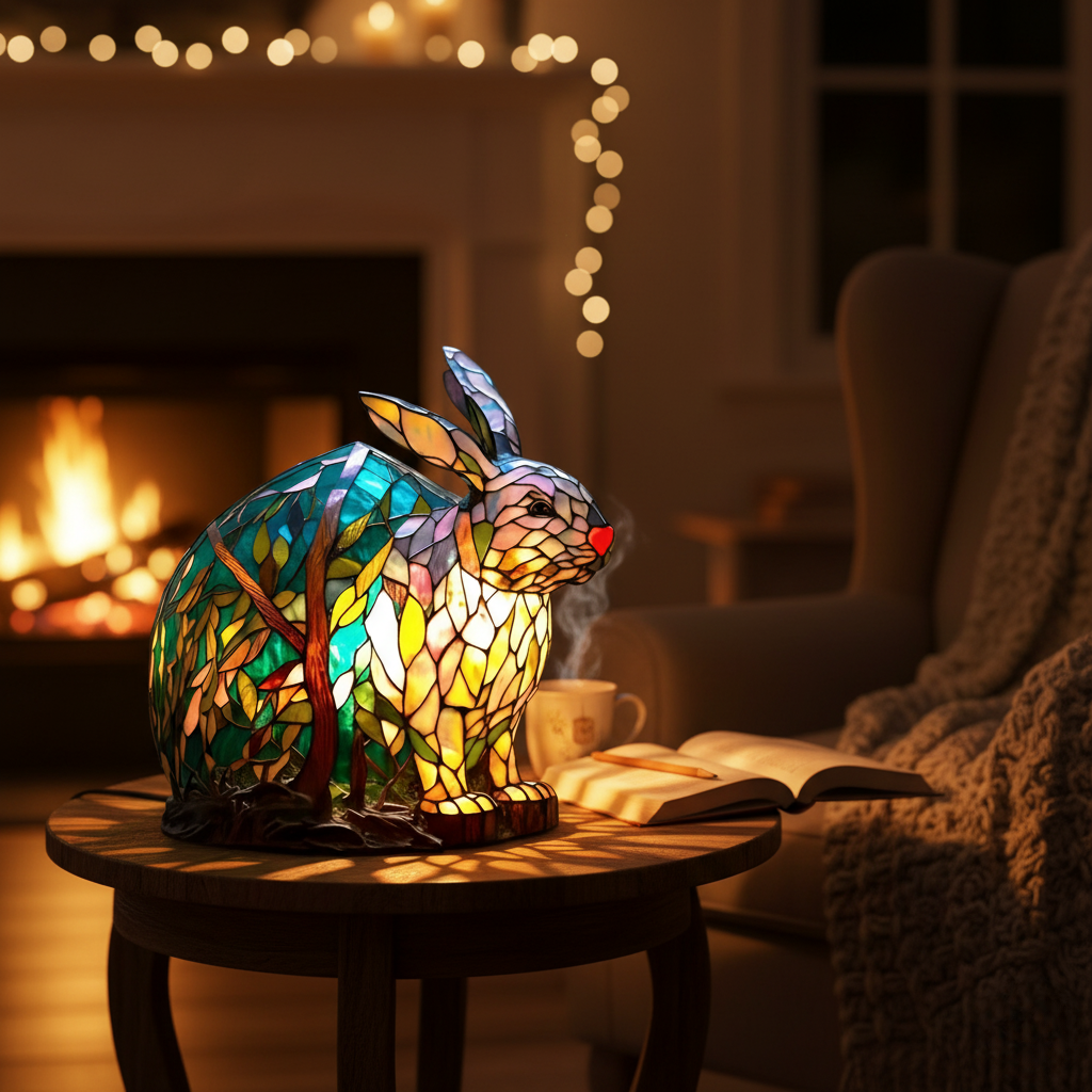 Lampada Decorativa Premium – Colourful Bunny by Noppie