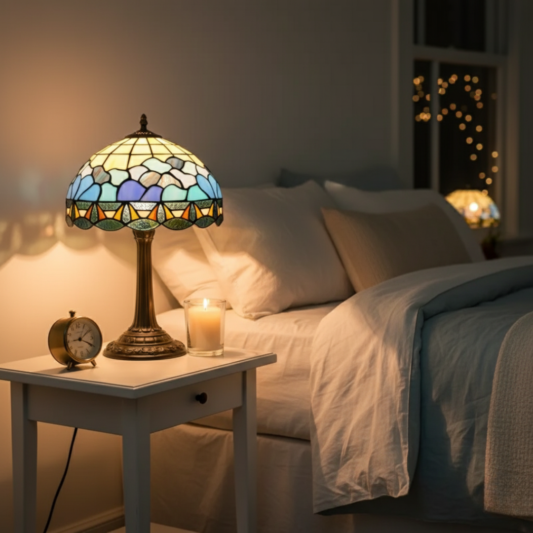Lampada Decorativa Premium – Vibrant Rose-Inspired Lamp