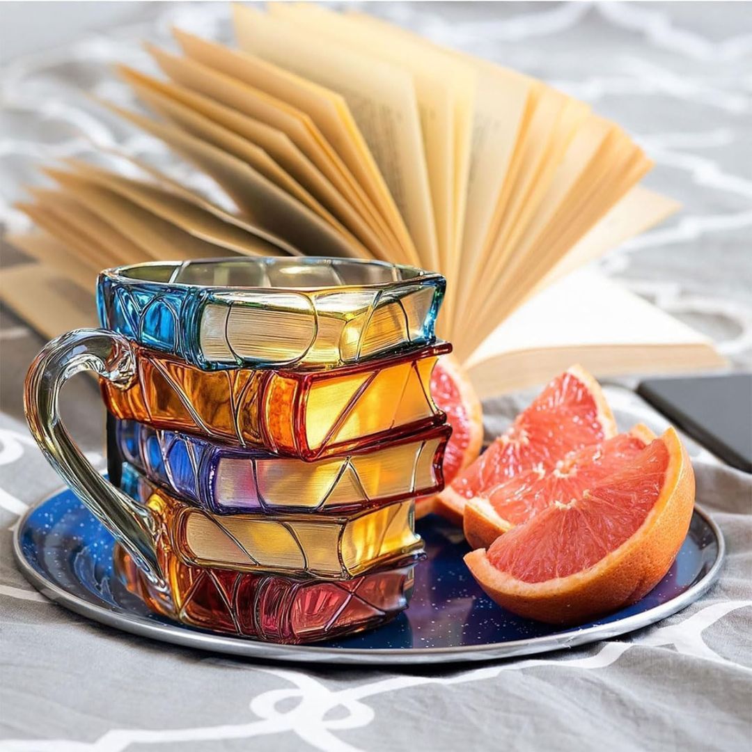 Lampada Decorativa Premium – Original Handcrafted 3D Lucky Mug for Book Lovers