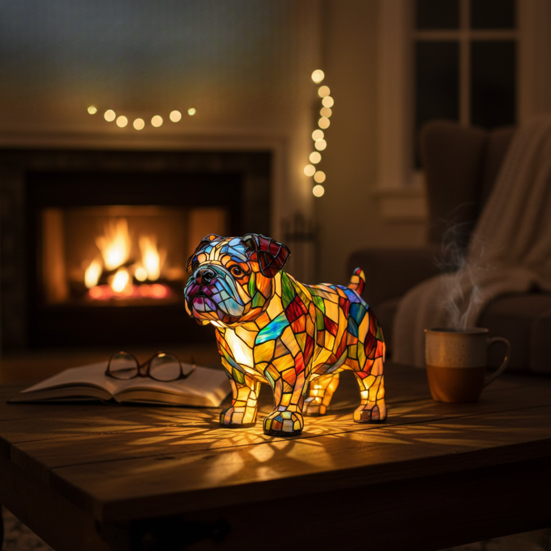 Lampada Decorativa Premium – Bulldog Steps