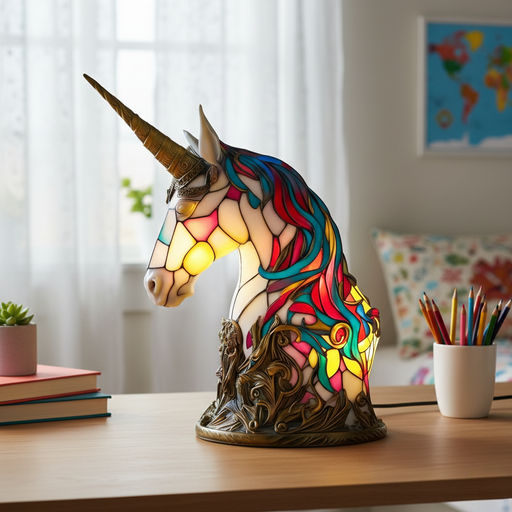 Lampada Decorativa Premium – Luna Enchanting Unicorn