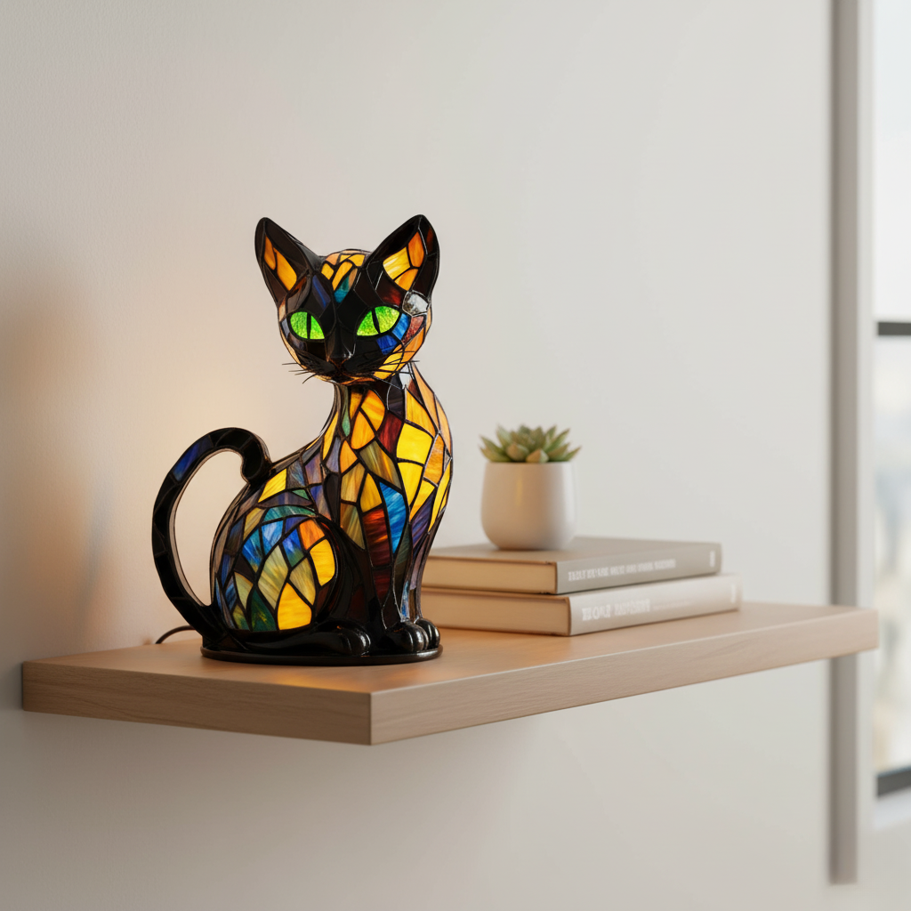 Lampada Decorativa Premium – Graceful Feline