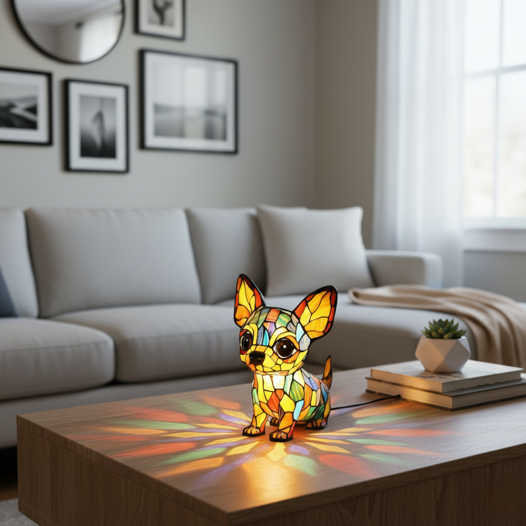 Lampada Decorativa Premium – Chihuahua of Eternal Glow, The Gentle Companion