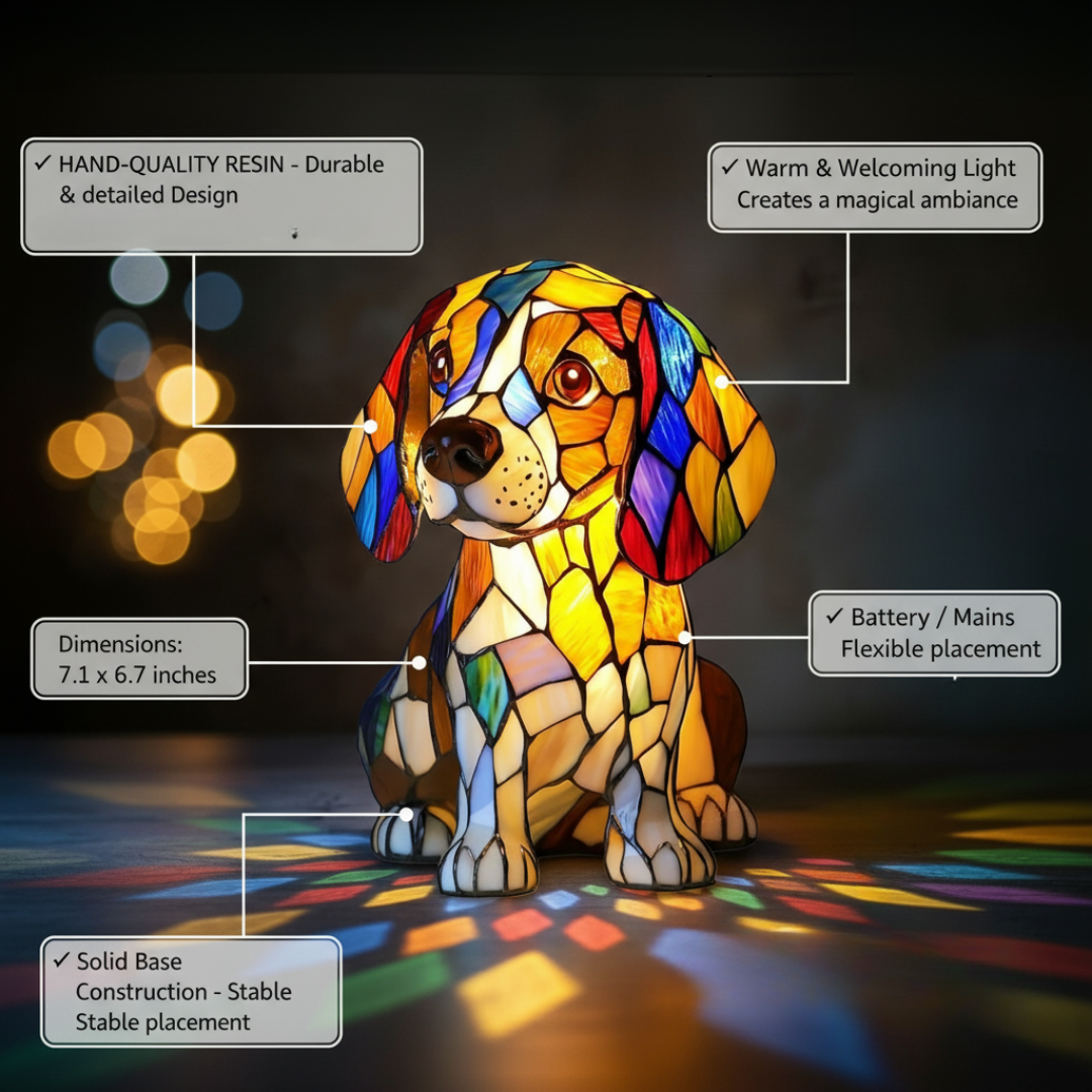 Lampada Decorativa Premium – Beagle Essence