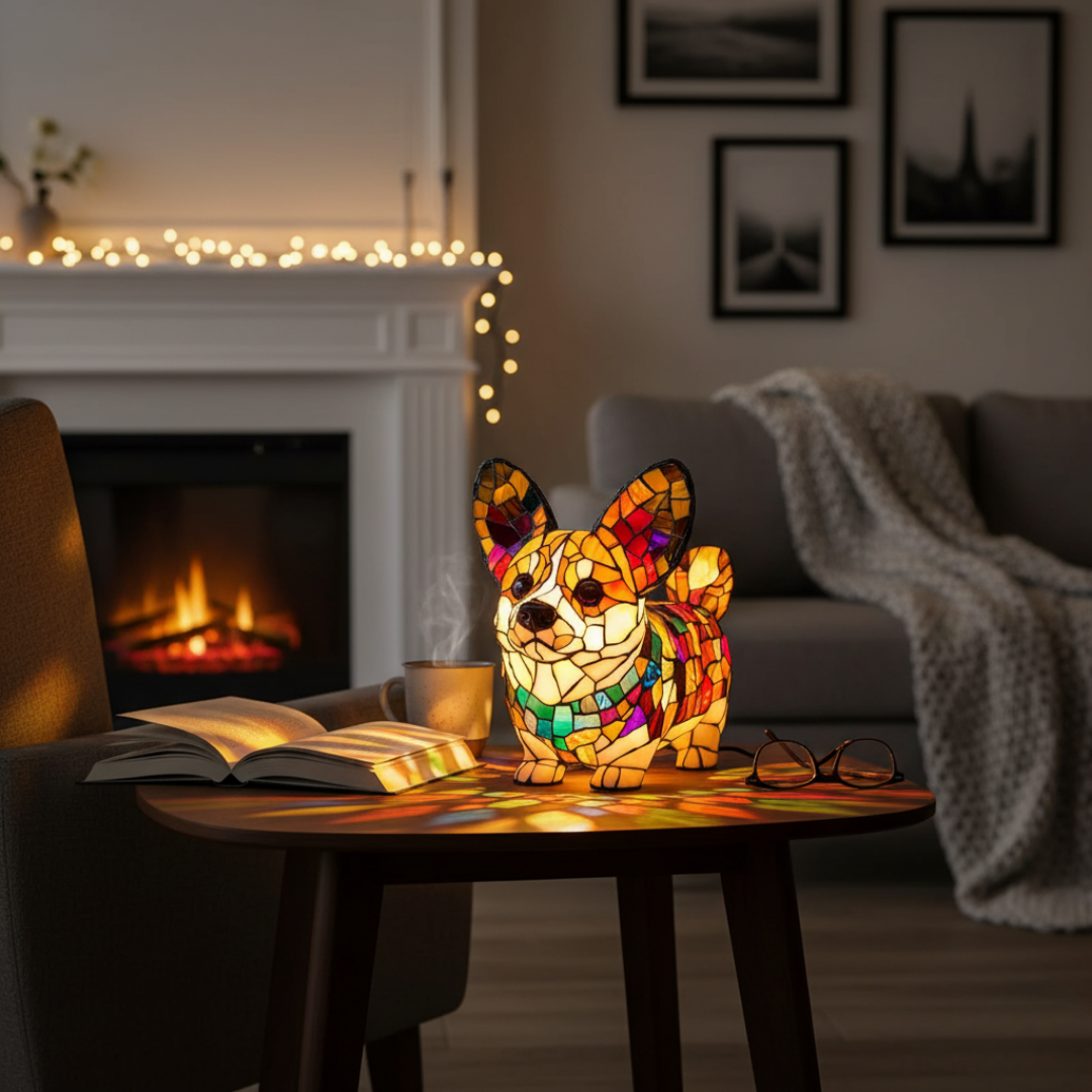 Lampada Decorativa Premium – The Gentle Corgi of Eternal Glow and Home Warmth