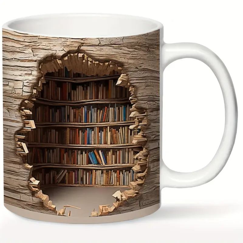 Lampada Decorativa Premium – Charming Heat-Activated Mug from the Library