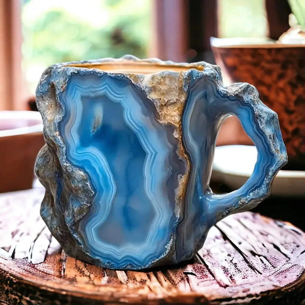 Lampada Decorativa Premium – Crystal-Infused Mineral Coffee Mugs