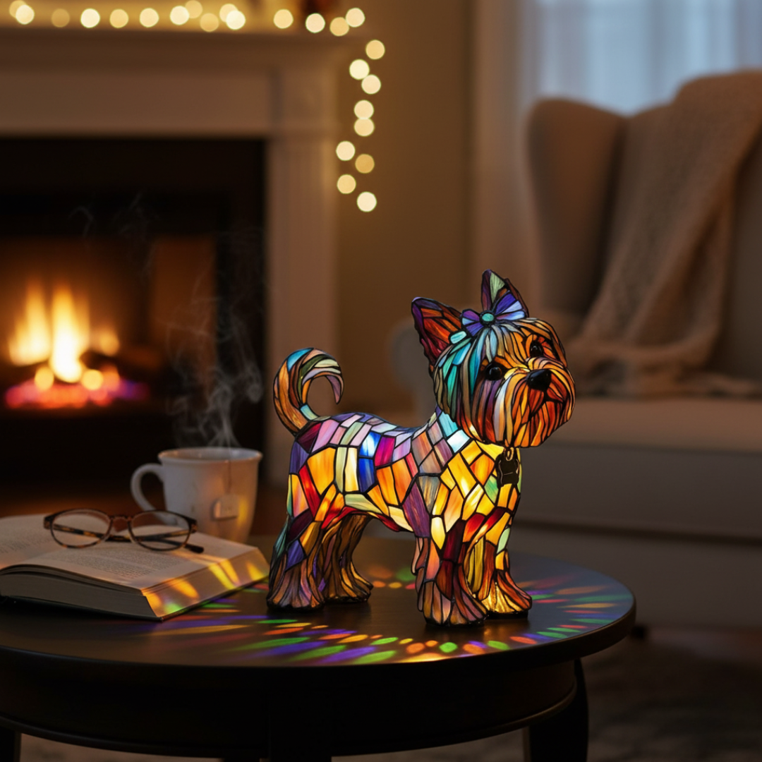 Lampada Decorativa Premium – Luna – Radiant Yorkshire Terrier
