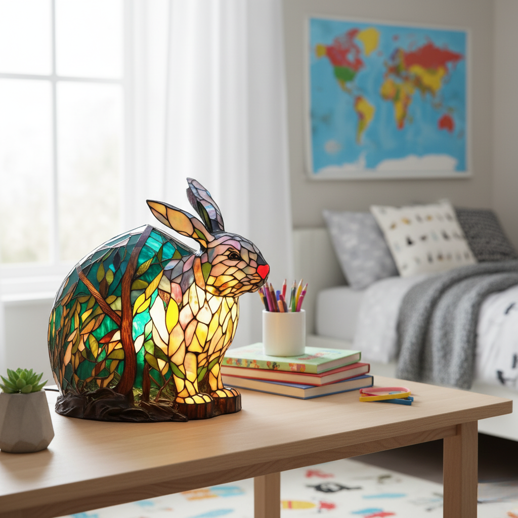Lampada Decorativa Premium – Noppie Vibrant Bunny