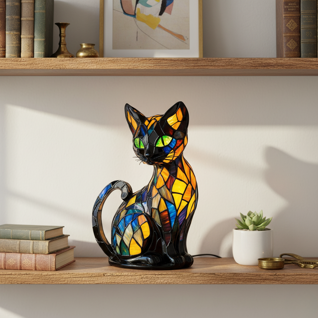 Lampada Decorativa Premium – Graceful Feline