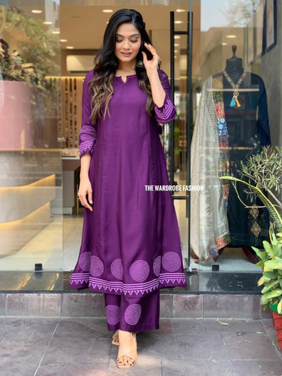 PURPLE JAMUN DRESS