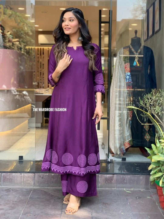 PURPLE JAMUN DRESS