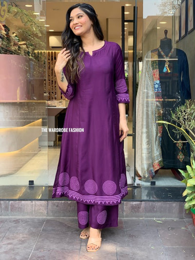 PURPLE JAMUN DRESS