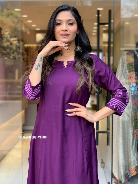 PURPLE JAMUN DRESS