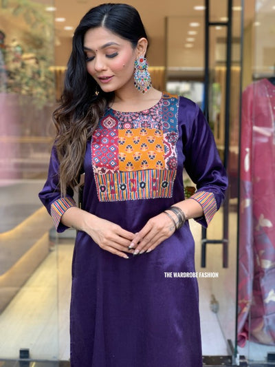 PURPLE GAZI DRESS