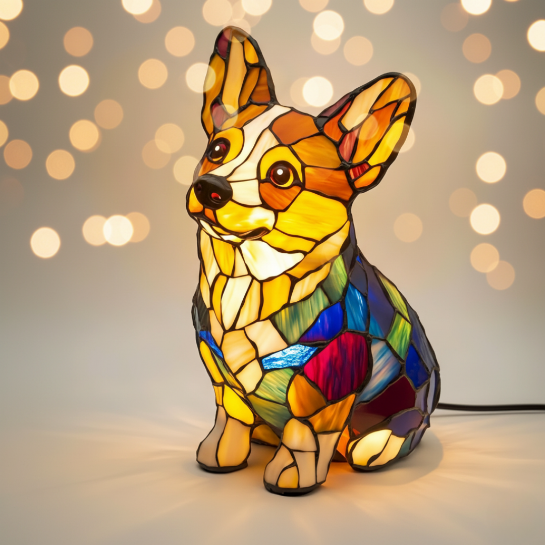 Lampada Decorativa Premium – Radiant Corgi