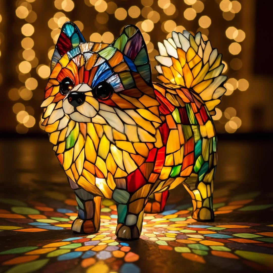 Lampada Decorativa Premium – Vibrant Pomeranian