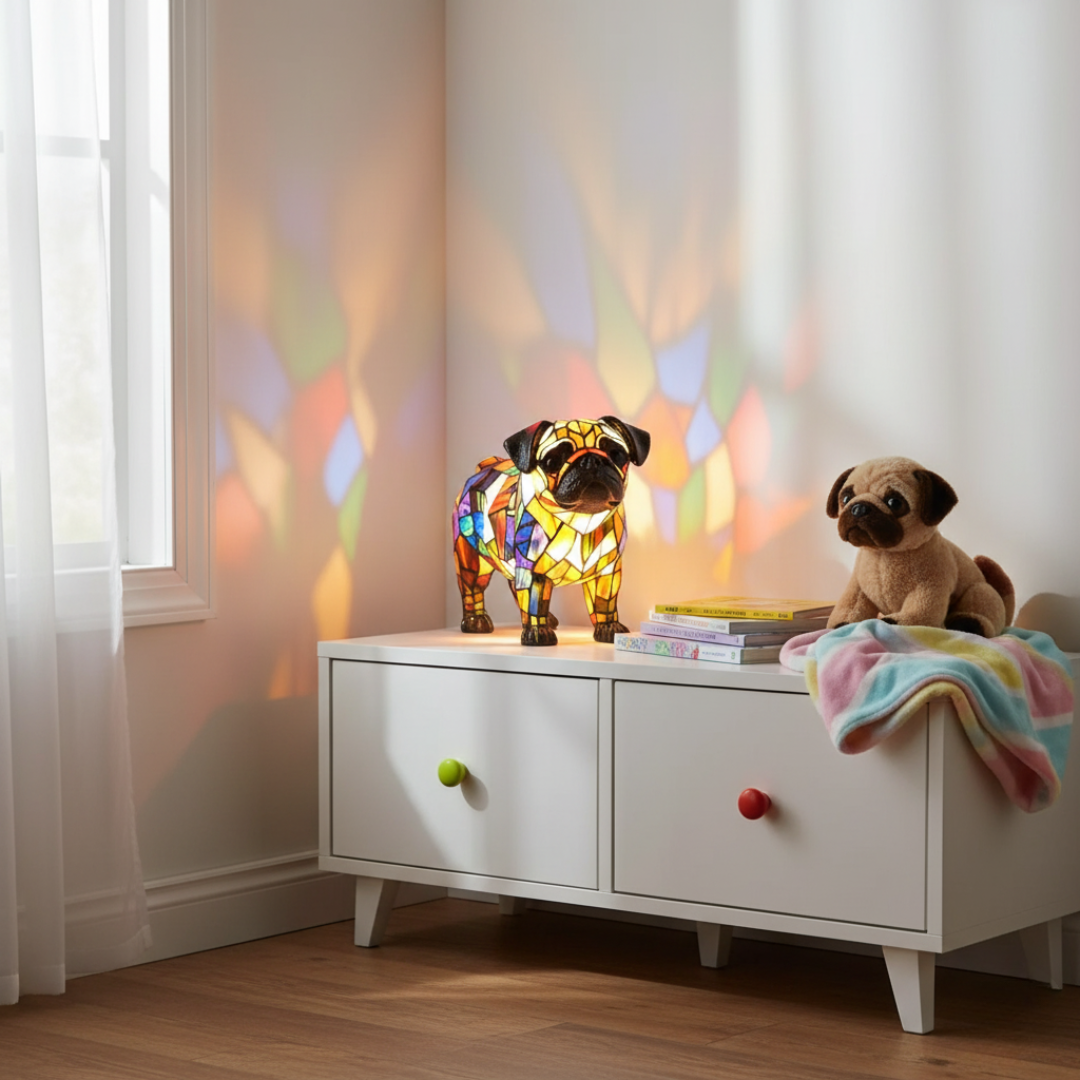 Lampada Decorativa Premium – Glowing Pug