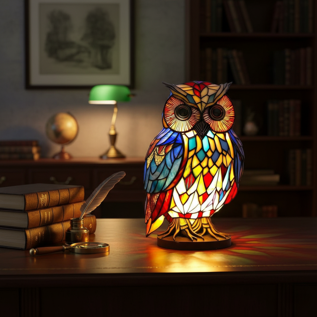 Lampada Decorativa Premium – Graceful Owl