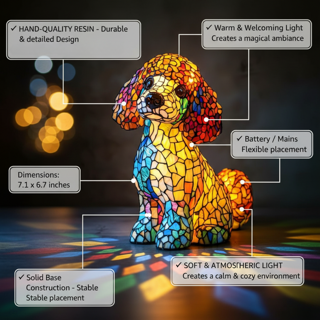 Lampada Decorativa Premium – The Graceful Charm of the Poodle