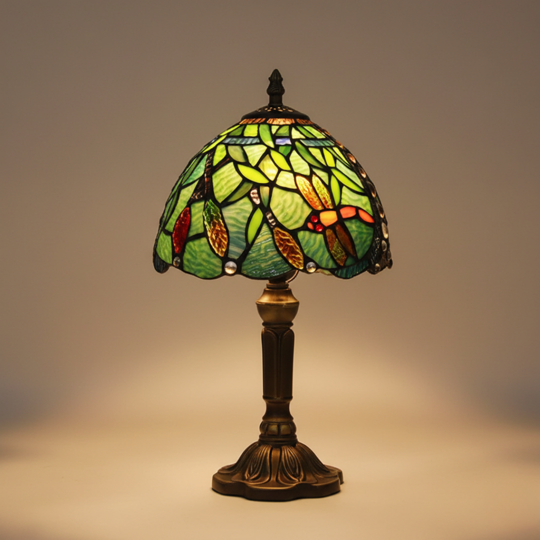 Lampada Decorativa Premium – Mediterranean Stained Glass LED Table Lamp