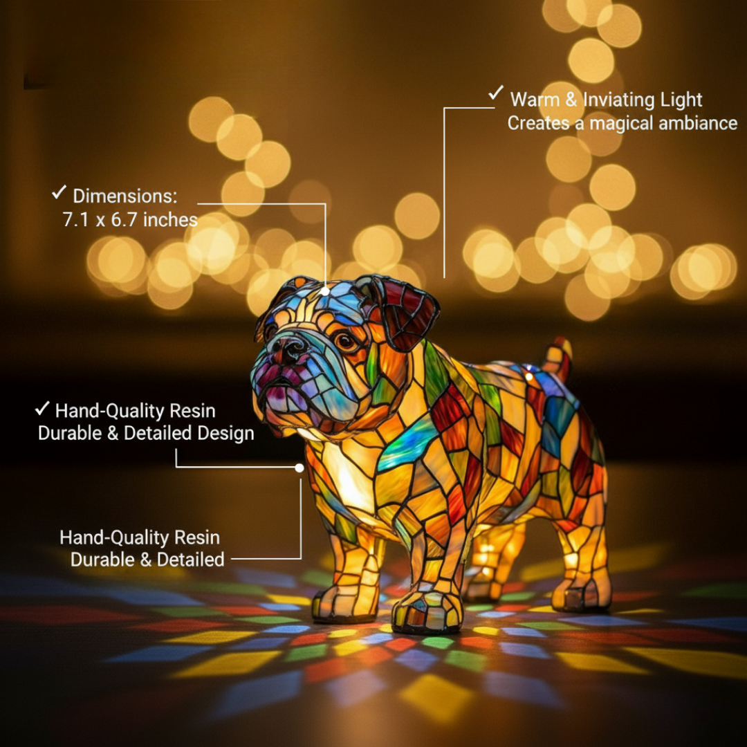 Lampada Decorativa Premium – Bulldog Strides