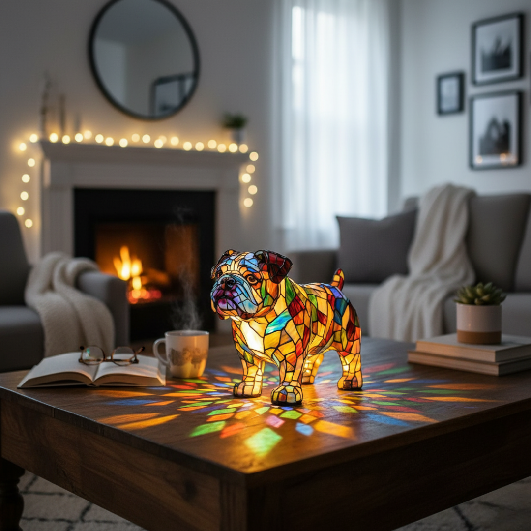 Lampada Decorativa Premium – Bulldog Steps