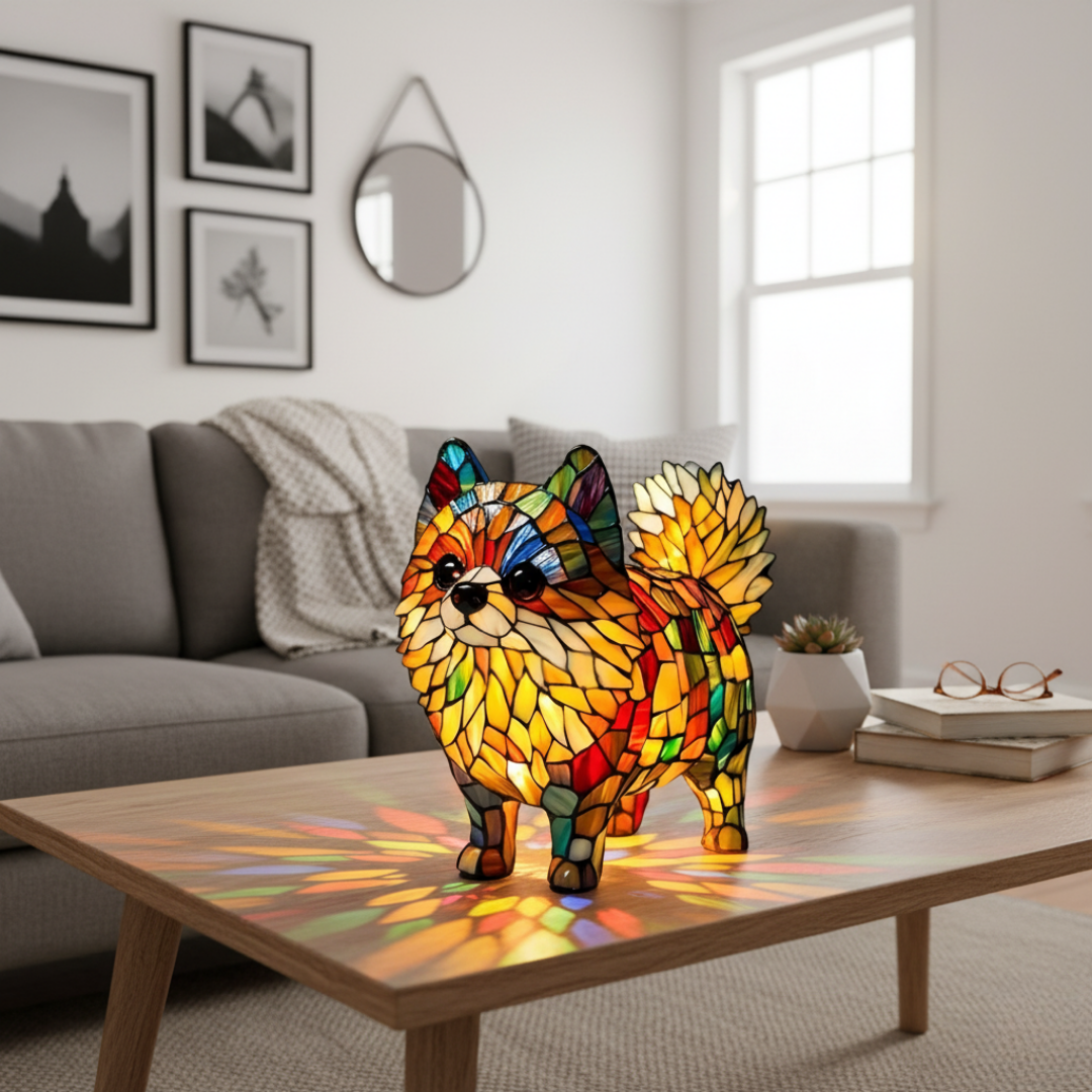 Lampada Decorativa Premium – Vibrant Pomeranian