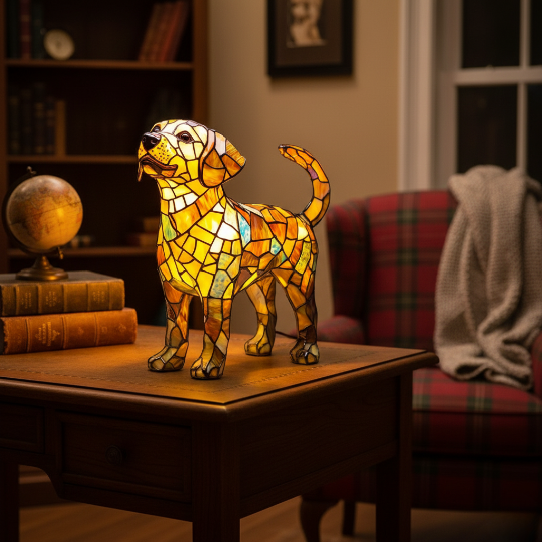 Lampada Decorativa Premium – Transparent Labrador