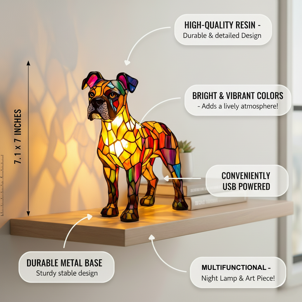 Lampada Decorativa Premium – Lightning Magic Canine