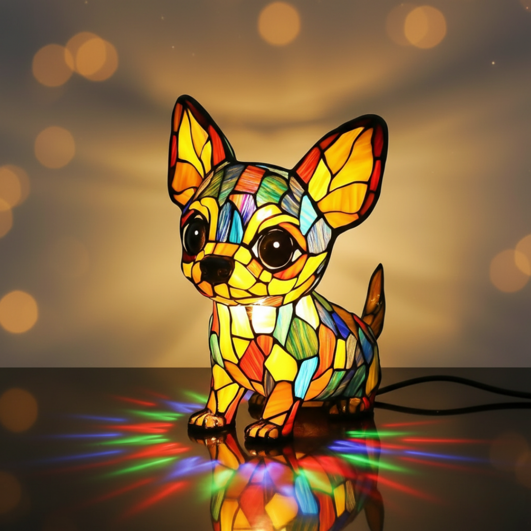 Lampada Decorativa Premium – Charming Chihuahua-Shaped Pendant