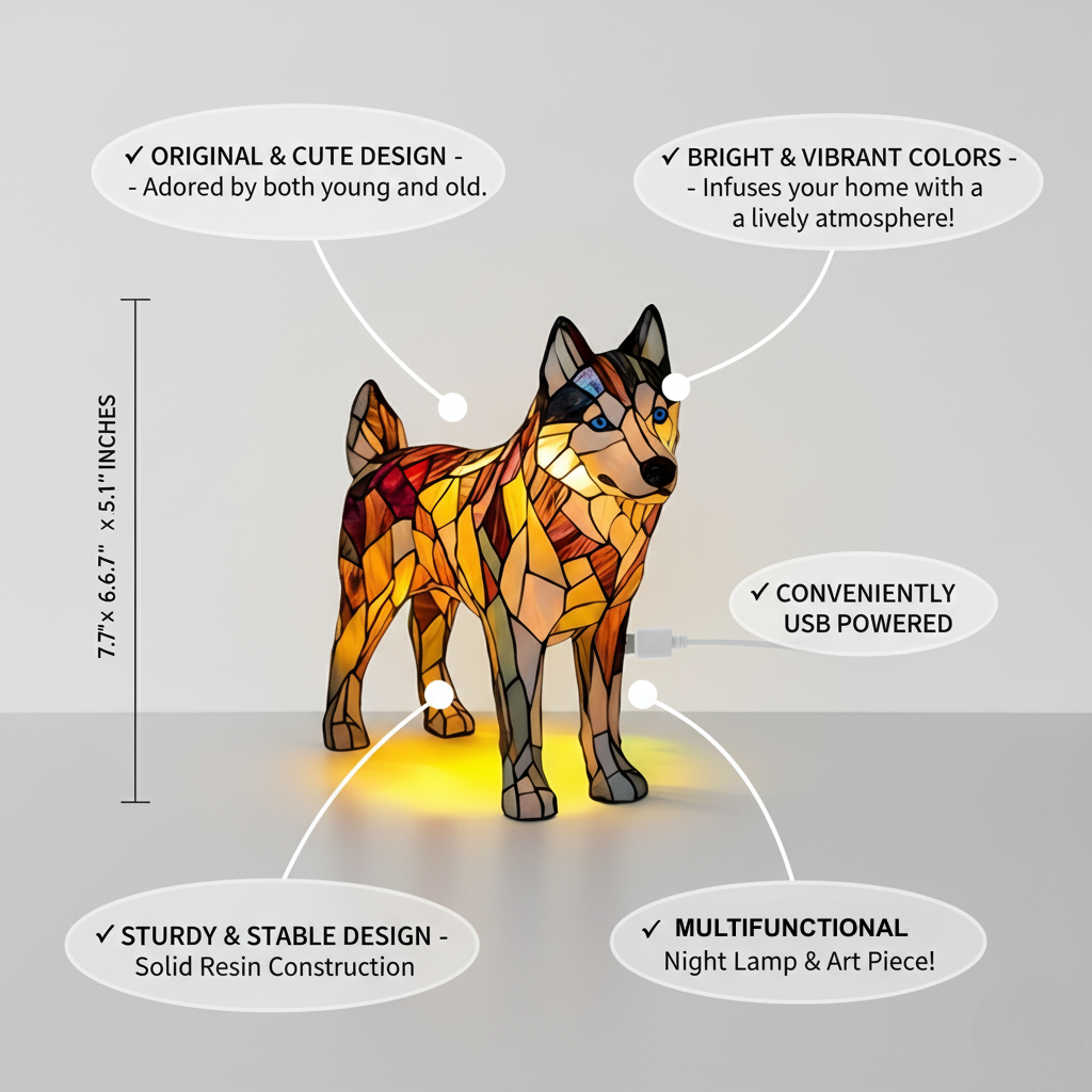 Lampada Decorativa Premium – Nala Enchanted Dog
