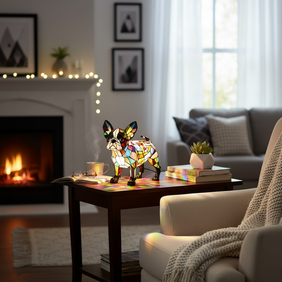 Lampada Decorativa Premium – Sophistication Of Boston Terrier Gentle Light For Your Home