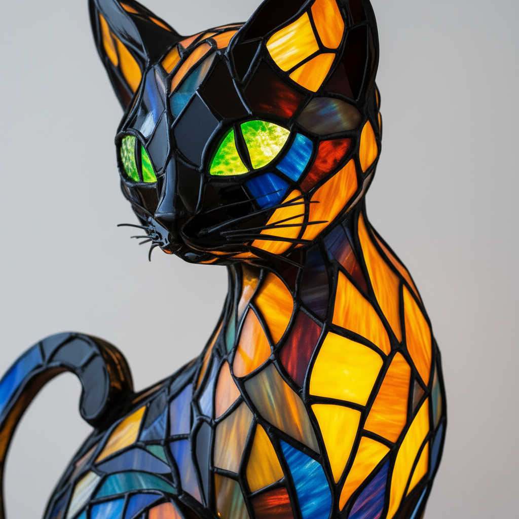 Lampada Decorativa Premium – Graceful Feline