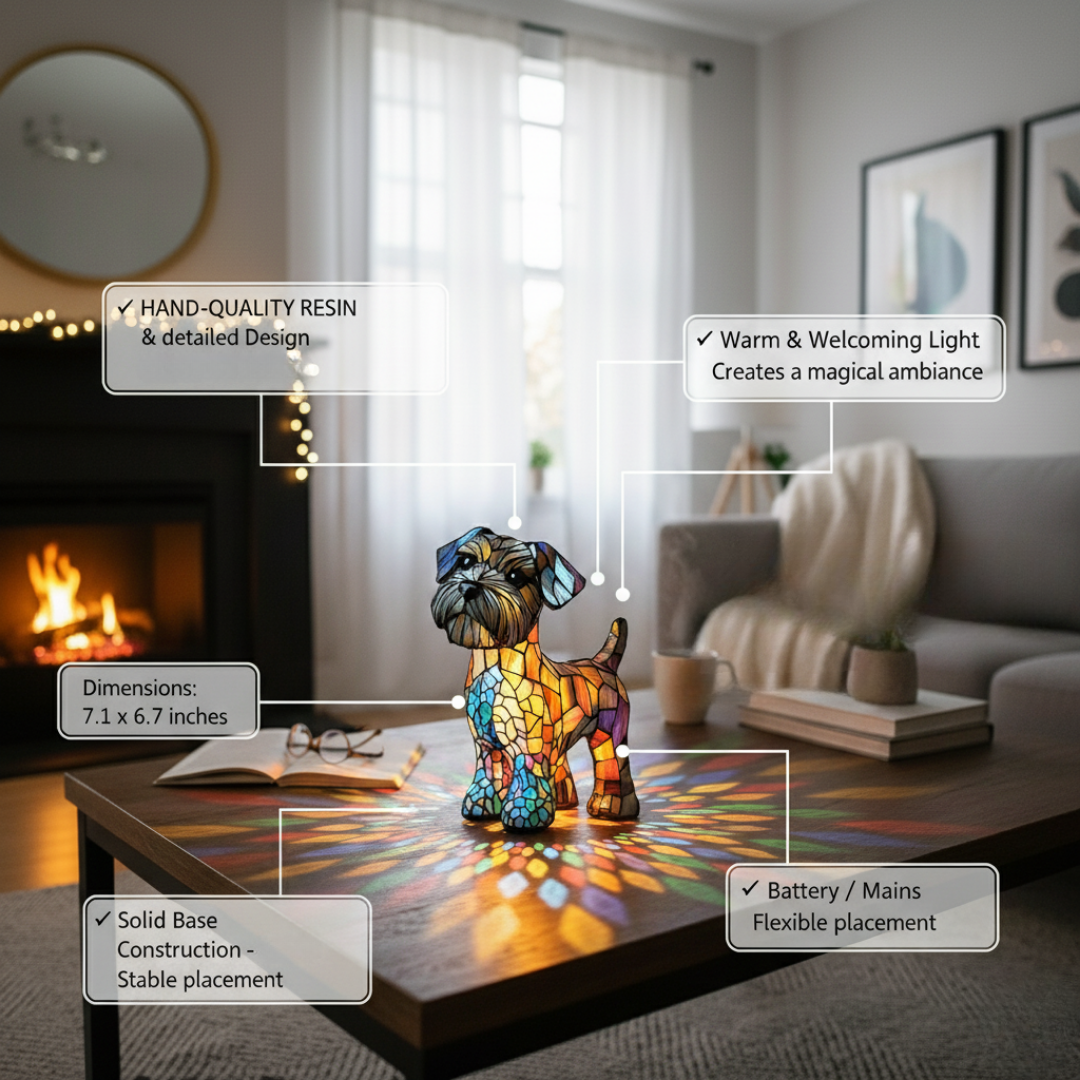 Lampada Decorativa Premium – Terrier Pride