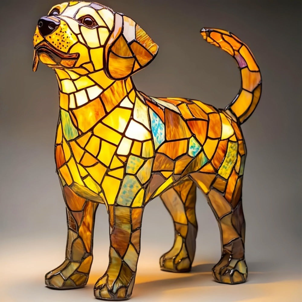 Lampada Decorativa Premium – Aurora, the Labrador of Gentle Eternal Light