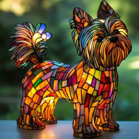 Lampada Decorativa Premium – Radiant Yorkshire Terrier