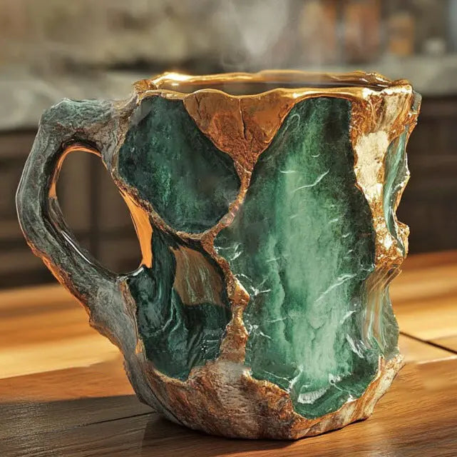Lampada Decorativa Premium – Krystal-Infused Coffee Mugs with Minerals