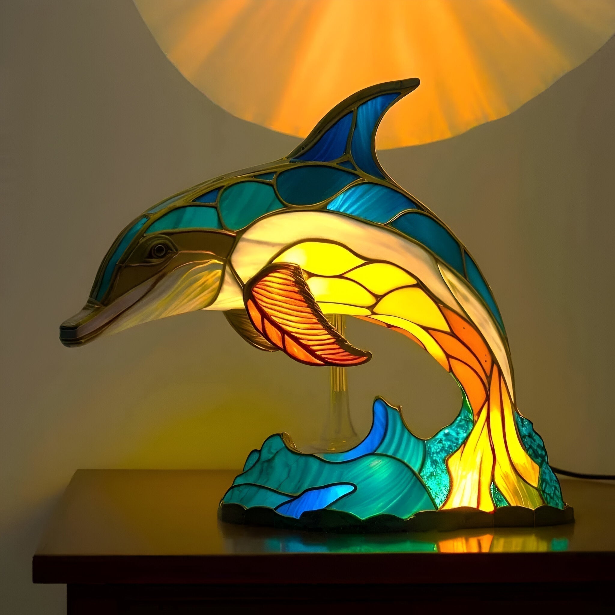 Lampada Decorativa Premium – Cleo Enchanted Dolphin
